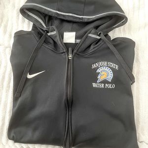San Jose State Water Polo Nike Therma-Fit Zip-up Sweatshirt L